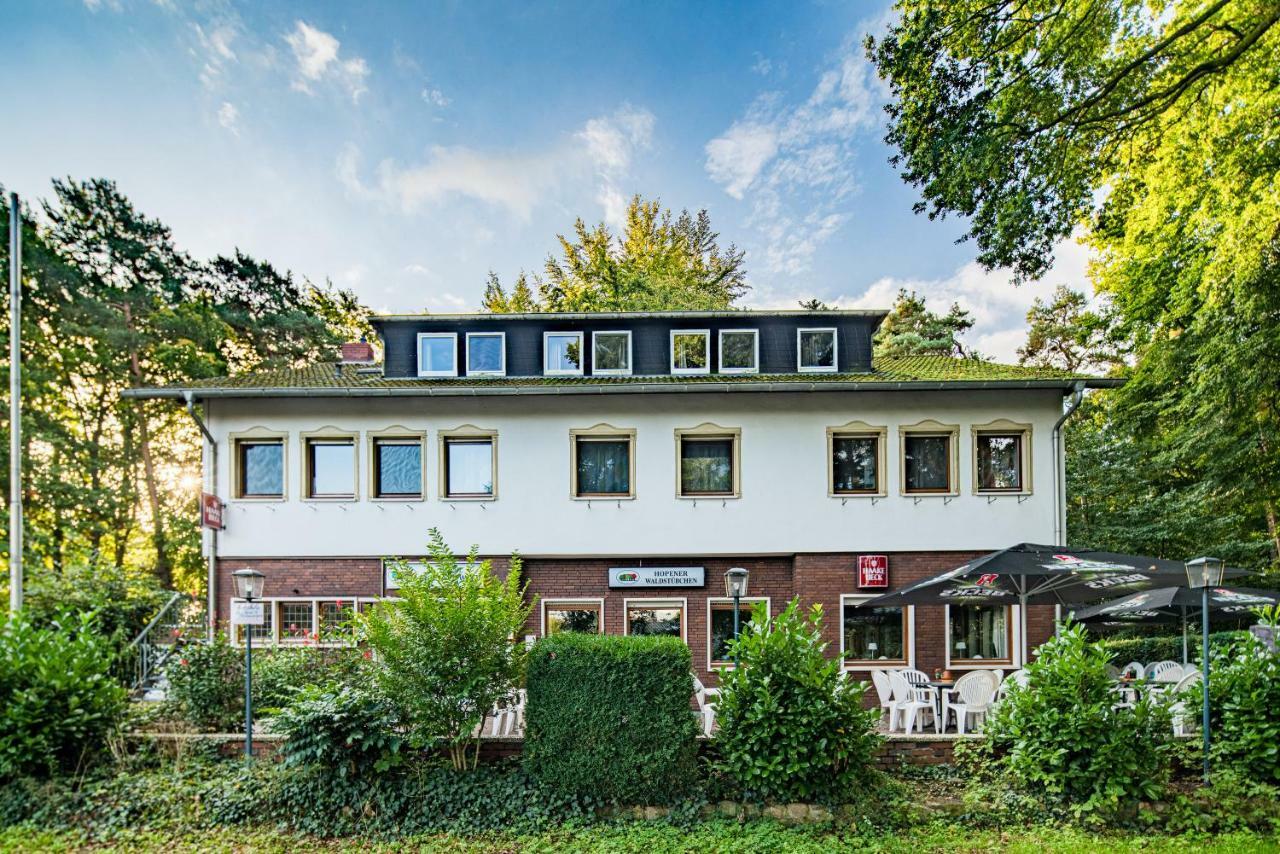 Hotel Hopener Wald ,Self Check In Lohne  Bagian luar foto