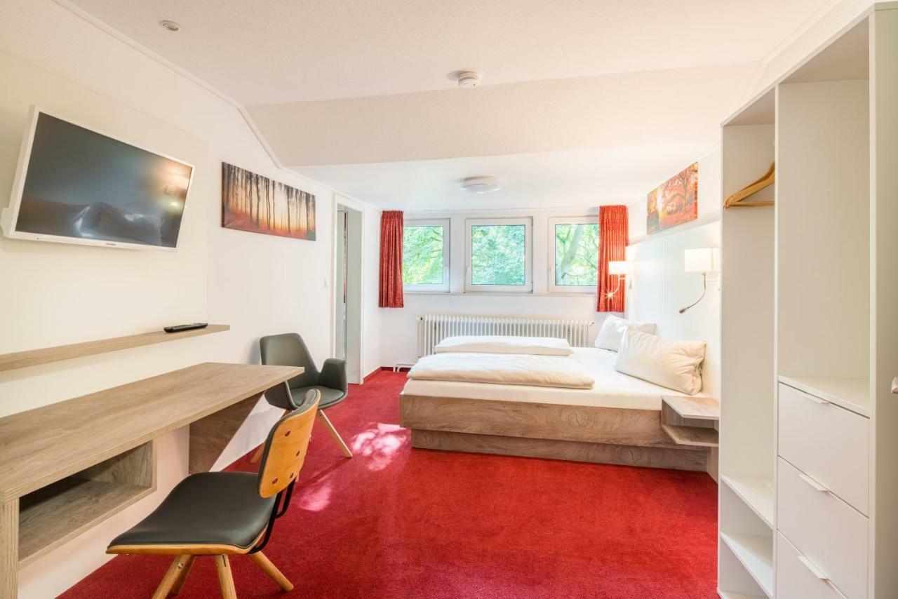 Hotel Hopener Wald ,Self Check In Lohne  Bagian luar foto